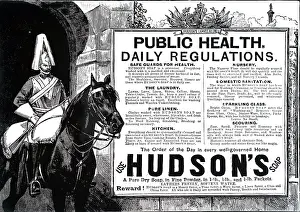 Hudsons: An advert for Hudson's soap