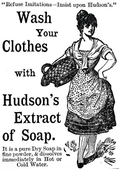 Hudsons: An advert for Hudson's soap