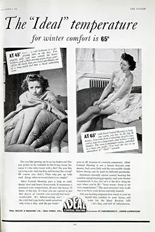 Huddled: Advert for Ideal Central Heating