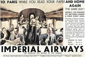 Steward: Advert for Imperial Airways 1934