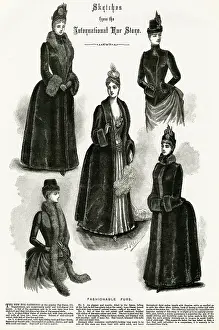 Bustle: Advert for International Fur Store 1886
