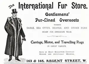 Furs: Advert for International Fur Store 1903