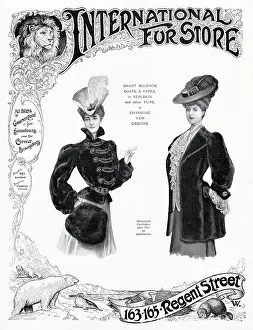 Boleros: Advert for International Fur Store 1905