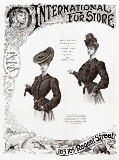 Boleros: Advert for International Fur Store 1905