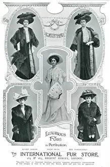 Stoles: Advert for International Fur Store 1907