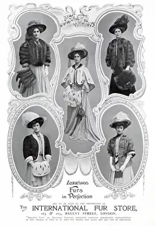 Garment: Advert for International Fur Store 1907