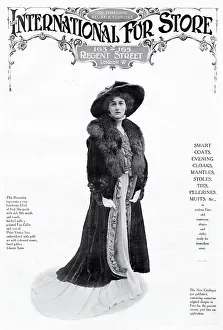 Musquash: Advert for International Fur Store 1908