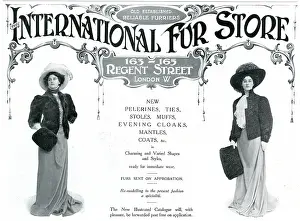 Boleros: Advert for International Fur Store 1908