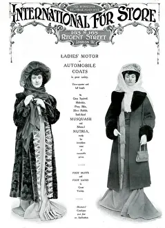 Musquash: Advert for International Fur Store 1908