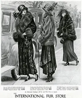 Clasp: Advert for International Fur Store 1923