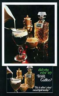 Decanter: Advertisement for Irish Coffee