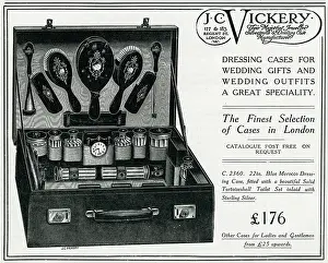 Jewellers: Advert for J. C. Vickery dressing case 1920
