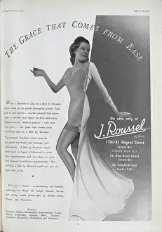Girdles: Advert for J Roussel