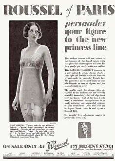 Corsetier: Advert for J. Roussel undergarment 1930