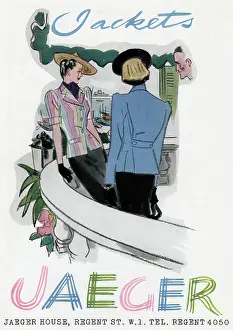 Jaeger: Advert for Jaeger jackets 1938