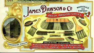 Brushes: Advert, James Dawson & Co, Dalkeith, Scotland
