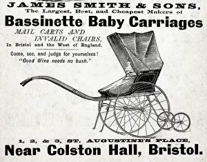 Carts: Advert, James Smith & Sons, Baby Carriages