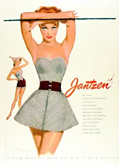 Flared: Advertisement for Jantzen swimwear