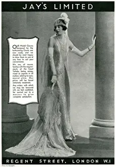 Jays: Advert for Jay's courts gowns 1933