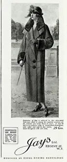 Jays: Advert for Jay's womens coats 1923