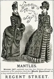 Bustle: Advert for Jay's women's mantles 1884