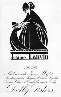 Jansieka: Advert for Jeanne Lanvin and the Dolly Sisters