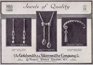 Silversmith: Advert for Jewels of Quality from The Goldsmith