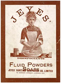 Soaps: Advert for Jeyes disinfectant 1890s