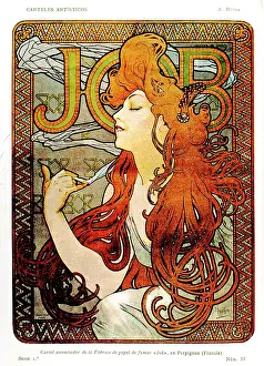Ecstasy: Advertisement for Job cigarette papers