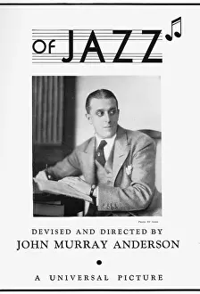 Impressario: Advert for Johm Murray Anderson who devised and