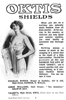 Corsetier: Advert for John Barker & Co, corsets 1909