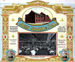 Harness: Advert, John Brown & Son, Glasgow, Scotland