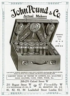Leadenhall: Advert for John Pound & Co dressing case 1912