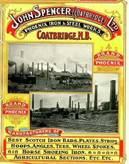 Chimneys: Advert, John Spencer Ltd, Phoenix Iron Works, Coatbridge
