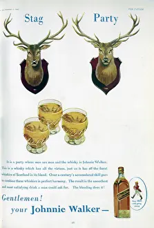 Johnnie: Advert for Johnnie Walker whisky