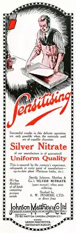 Nitrate: An advertisement for Johnson Matthey & Co. Ltd