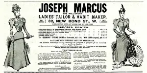 Slim: Advert, Joseph Marcus, Ladies Tailor