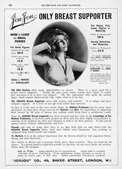 Brassieres: Advertisement for the Jou Jou breast supporter