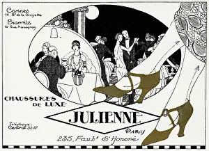 Toes: Advertisement for Julienne luxury shoes