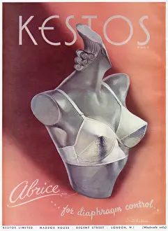 Advert for Kestos brassiere 1951