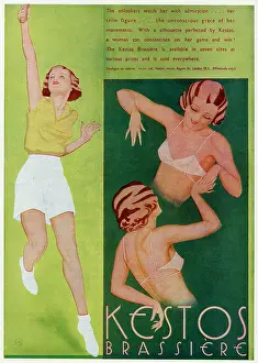 Thirties Style: Advert for Kestos lingerie 1934