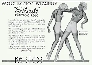 Girdle: Advert for Kestos lingerie 1935