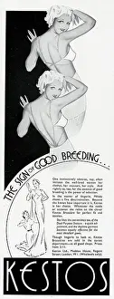 Brassieres: Advert for Kestos lingerie 1937