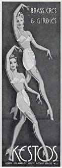 Brassieres: Advert for Kestos lingerie 1940