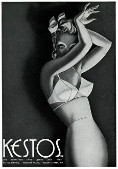 Kestos: Advert for Kestos lingerie 1940
