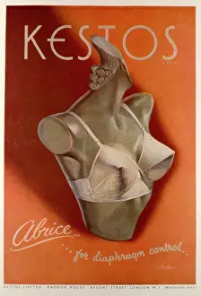Diaphragm: Advert for Kestos lingerie