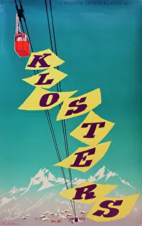 Klosters: Advertisement for Klosters, Switzerland