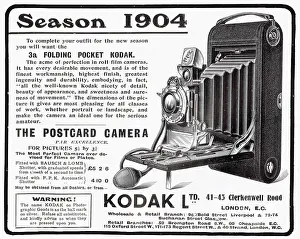 Advert for Kodak folding camera 1904