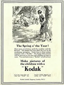 Cameras: Advert, Kodak Girl, The Spring o the Year!