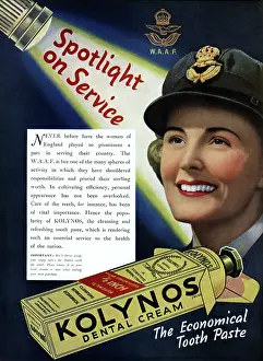 Kolynos: Advert for Kolynos toothpaste 1942